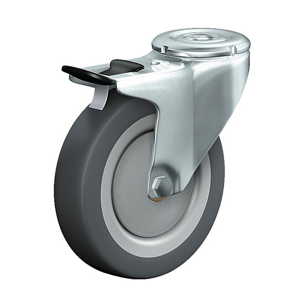 Swivel Castor With Total Lock Institutional Series 315R, Wheel G